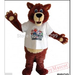 Brown Bear Mascot Plush Bear Mascot Costume