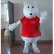Adult White Polar Bear Mascot Costume