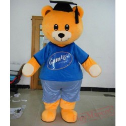 Dr. Teddy Bear Mascot Costume For Adult