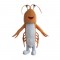 Orange Lobster Mascot Costume