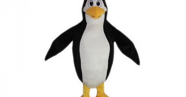 Halloween Penguin Mascot Costume Cosplay Fancy Dress Adult Cartoon Party Unisex