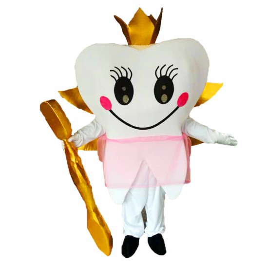 Teeth And Toothbrushes Mascot Costume