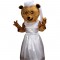 Wedding Bride Bear Mascot Costume