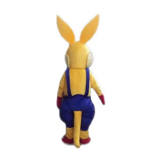 Yellow Rabbit Mascot Costume