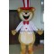Happy Face Bear Mascot Costume Plush Bear Costume