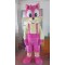 Pink Fox Mascot Costume Adult Fox Costume