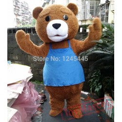 Adult Plush Teddy Bear Mascot Costume