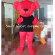 Bear Costume Adult Red Bear Mascot Costume