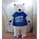 Happy Polar Bear Mascot Costumes For Adults