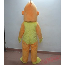 Orange And Yellow Chimpanzee Mascot Costume Adult Chimpanzee Costume
