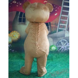 Brown Ted Mascot Costume Adult Ted Costume