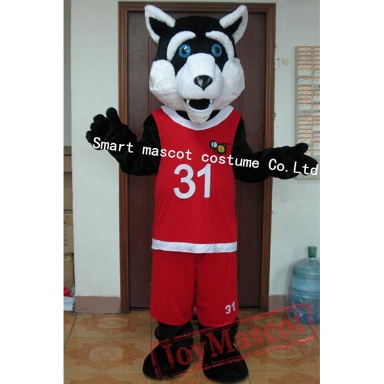 Sport Wolf Mascot Costume Adult Wolf Costume