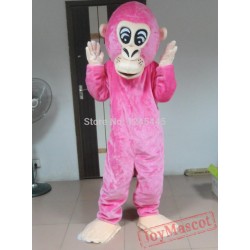 Pink Gorilla Mascot Adult Gorilla Mascot Costume