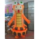 Orange Snake Monster Costume Snake Mascot Snake Mascot Costume For Adult