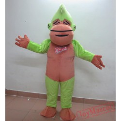Green Or Orange Chimpanzee Mascot Chimpanzee Costumes Chimpanzee Mascot Costume For Adults