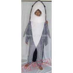 Can See Face Adult Shark Mascot Costume