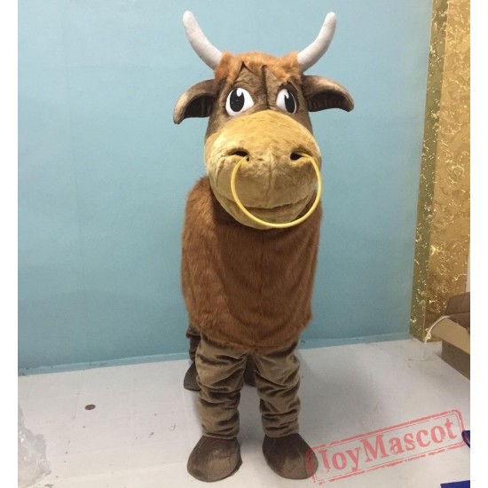 Cow Mascot Costume Wear Bull Costume For Adult