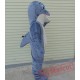 100% In-Kind Shooting Grey Dolphin Mascot Costume Adult Dolphin Mascot