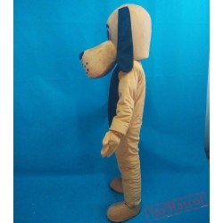 Adult Long Black Ears Dog Mascot Costume