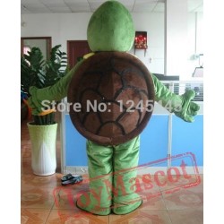 Green Sea Turtle Mascot Costume For Adult