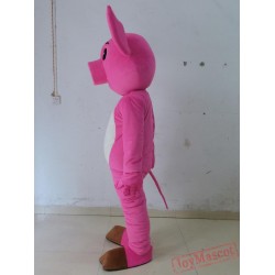 Adult Pink Pig Mascot Costume