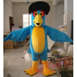 Blue Parrot Mascot Costume For Adult