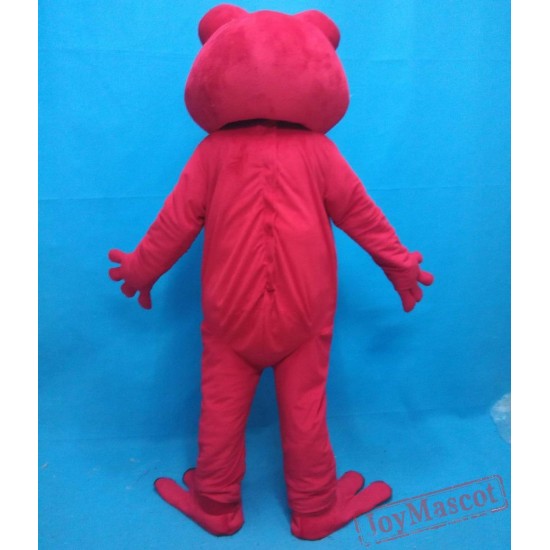 Carnival Adult Red Frog Costume Mascot