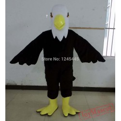 Blue / Black Eagle Mascot Costume For Adult
