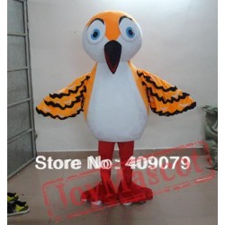 Adult Orange Bird Mascot Costume