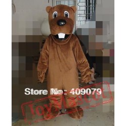 Adult Brown Mole Mascot Costume