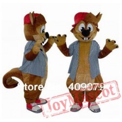 Adult Squirrel Mascot Costume
