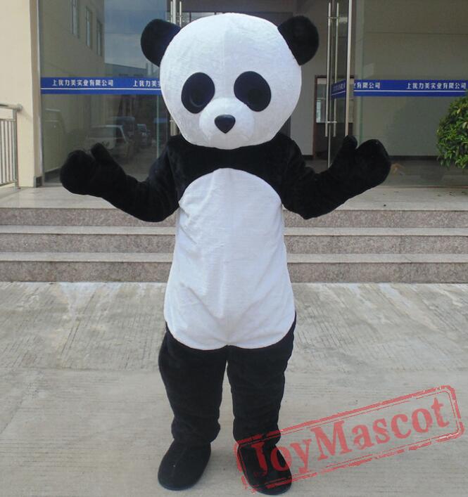 Details about   Brand New Promotional Panda Mascot Jumpsuit Adult Costume