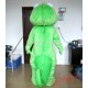 Adult Green Lizard Mascot Costume