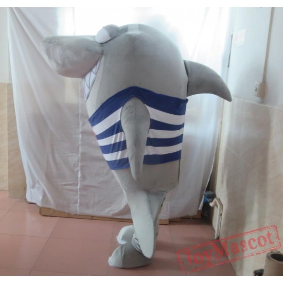 Big Grey Shark Mascot Costume Whale Mascot Costume For Adults