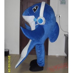 Bule Adult Dolphin Costume Dolphin Mascot Costume