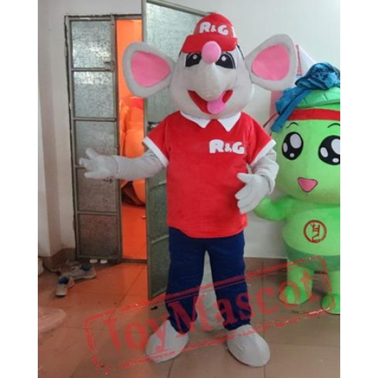 Sports Style Mouse Mascot Costume Adult Mouse Mascot