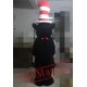 Black Mouse In A Hat Mascot Costume For Adults Mouse Mascot