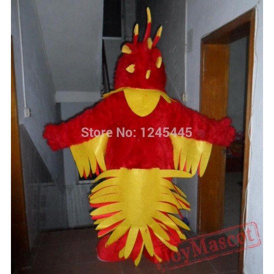 Adult Phoenix Mascot Costume Phoenix Costume