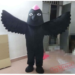 Black Bird Mascot Costume Adult Bird Costume
