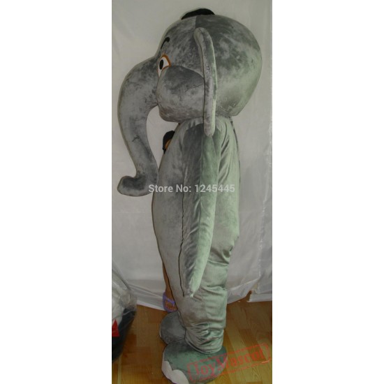 Grey Elephant Costume Adult Elephant Mascot Costume