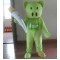 All Green Pig Mascot Costume Adult Pig Mascot