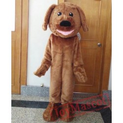 Carnival Anime Costume Adult Brown Puppy Dog Mascot Costume