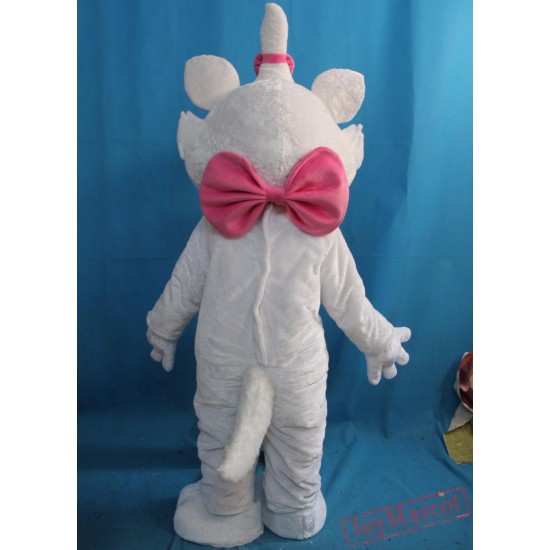 Costume Mascot Eva White Cat Costume For Adult