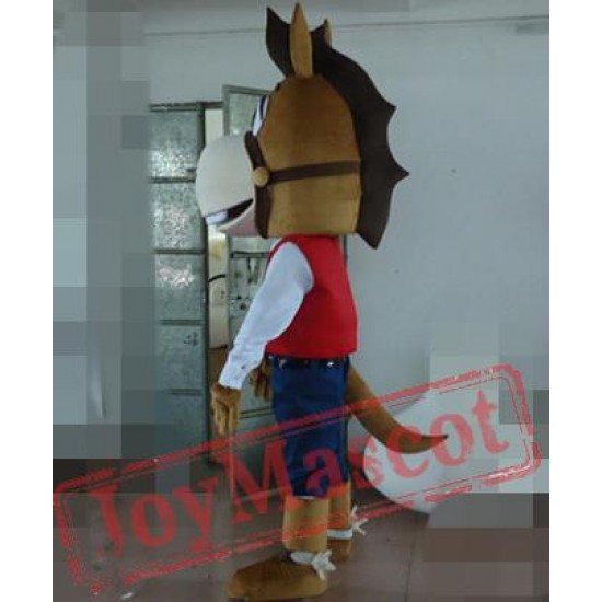 Cool Horse Mascot Costume For Adults