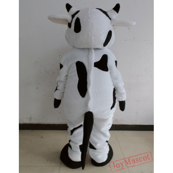 White And Black Cow Mascot Costume Adult Cow Costume