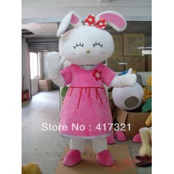 Funny Bunny Mascot Costume For Adult