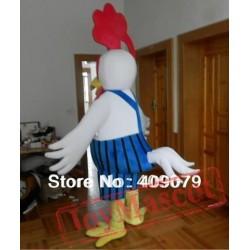 White Rooster Mascot Costume Adult Rooster Costume