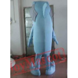Blue And Grey Shark Mascot Costume Adult Shark Mascot
