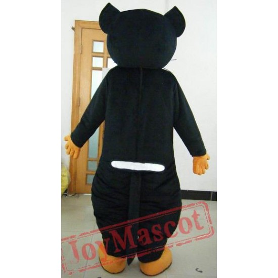 Black Mouse Mascot Costume Plush Mouse Costume