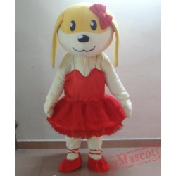 Ballet Dog Mascot Costume Adult Dog Costume